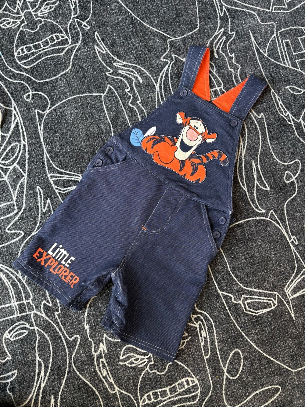 Tigger 'Little Explorer' toddler  Short Overalls
